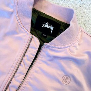 Stussy Pink Bomber Jacket